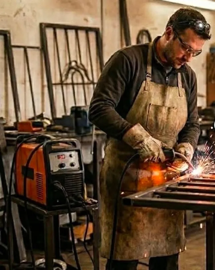 מסגר מרתך קונסטרוקציית פלדה במסגריית הנדסה שלבי
